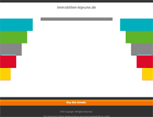 Tablet Screenshot of immobilien-lejeune.de